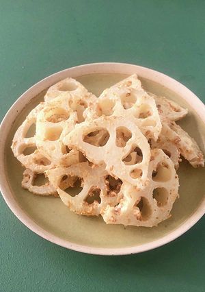 レンジで簡単！れんこんごまマヨネーズ和え-レシピのメイン写真