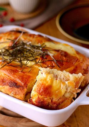 作業時間5分！こねない明太マヨパン-レシピのメイン写真