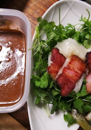 ベーコンもちカレー！パクチー-レシピのメイン写真