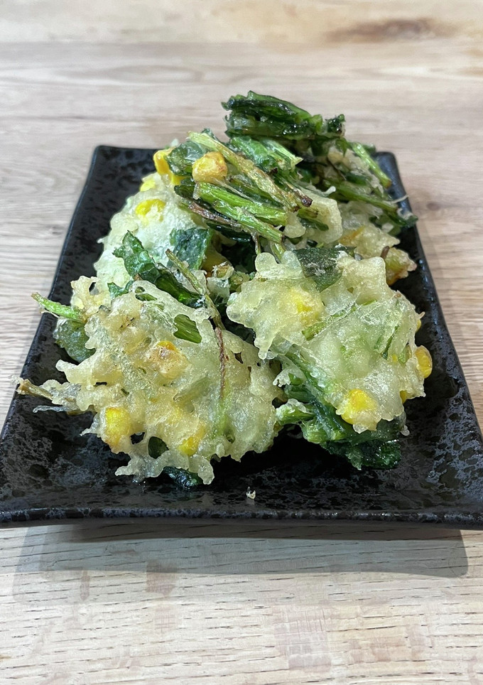 壬生菜のかき揚げ-レシピのメイン写真