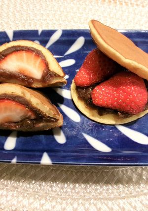 越後姫のミニどら焼き-レシピのメイン写真