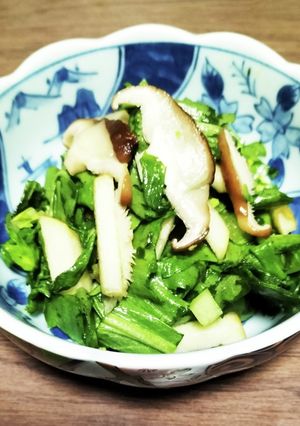 さっぱり美味しい！りんごと旬の香味菜和え-レシピのメイン写真