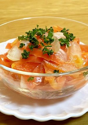 金時にんじんのリボンサラダ-レシピのメイン写真