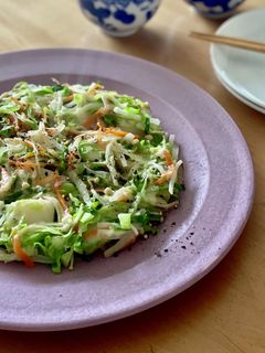 *おもち&野菜のお好み焼き風*-レシピのメイン写真