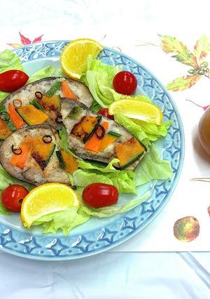ナスと白身魚で健康に！-レシピのメイン写真