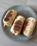 フライパンで簡単チーズウインナーパン