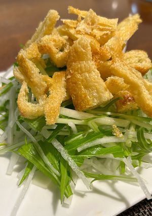 水菜と油あげのサラダ-レシピのメイン写真