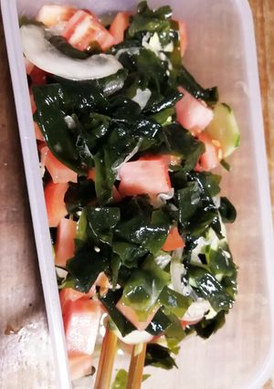 わかめの酢の物(きゅうり、たまねぎ)-レシピのメイン写真