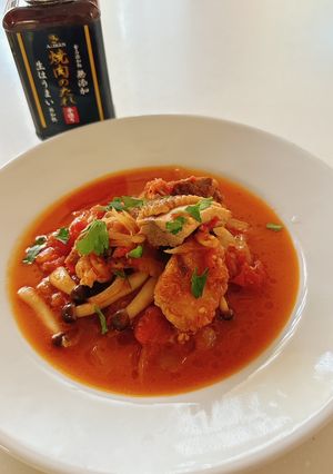 焼肉の生だれで作る　チキンカチャトーラ-レシピのメイン写真