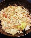 マヨ＋味ポン＋粉チーズ＠最強ドレッシング