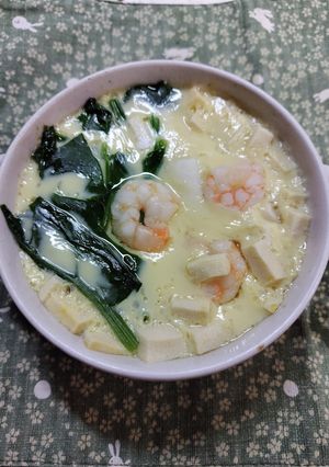 乾物常備しよう【高野豆腐で茶碗蒸し】-レシピのメイン写真