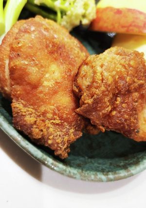 カリッ！ジュワ！うま！少ない油で唐揚げ-レシピのメイン写真