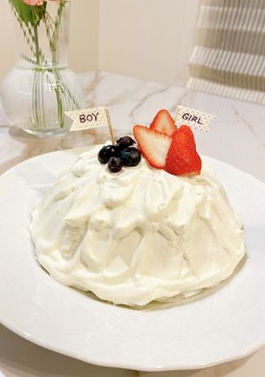 市販のロールケーキで簡単ドームケーキ-レシピのメイン写真