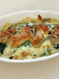 牡蠣の豆乳クリームグラタン-レシピのメイン写真