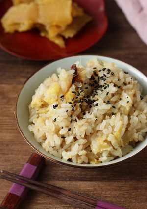 味付け塩だけ！干し芋の炊き込みご飯-レシピのメイン写真