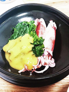 若イカと菜花の酢味噌和え-レシピのメイン写真