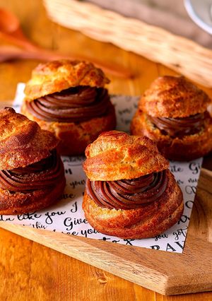 ホケミで簡単！チョコクリームシュー-レシピのメイン写真