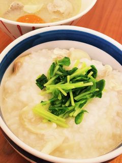 鶏の茹で汁活用!鶏雑炊-レシピのメイン写真
