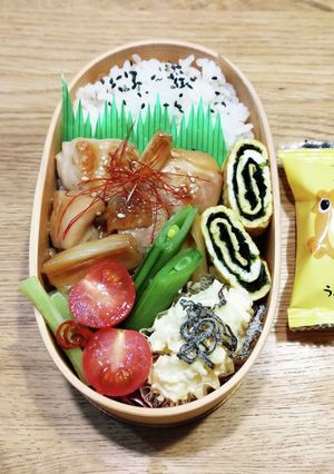 高１！男子弁当！焼き鳥＆海苔卵焼き110-レシピのメイン写真