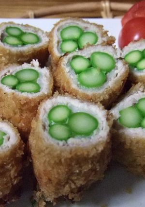 季節のぶたまきフライ　アスパラ-レシピのメイン写真