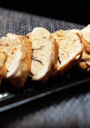 レンジでしみしみ鶏胸チャーシュー-レシピのメイン写真