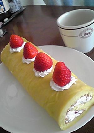 少ない材料で！大満足のロールケーキ-レシピのメイン写真