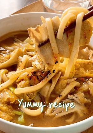 簡単だけど本格派・お鍋1つでカレーうどん-レシピのメイン写真