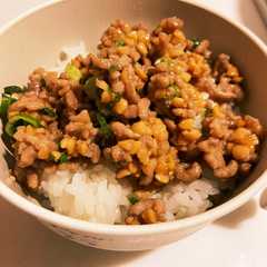 肉味噌納豆-レシピのメイン写真