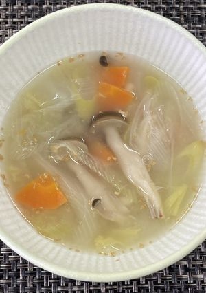 もち麦のしょうがスープ-レシピのメイン写真