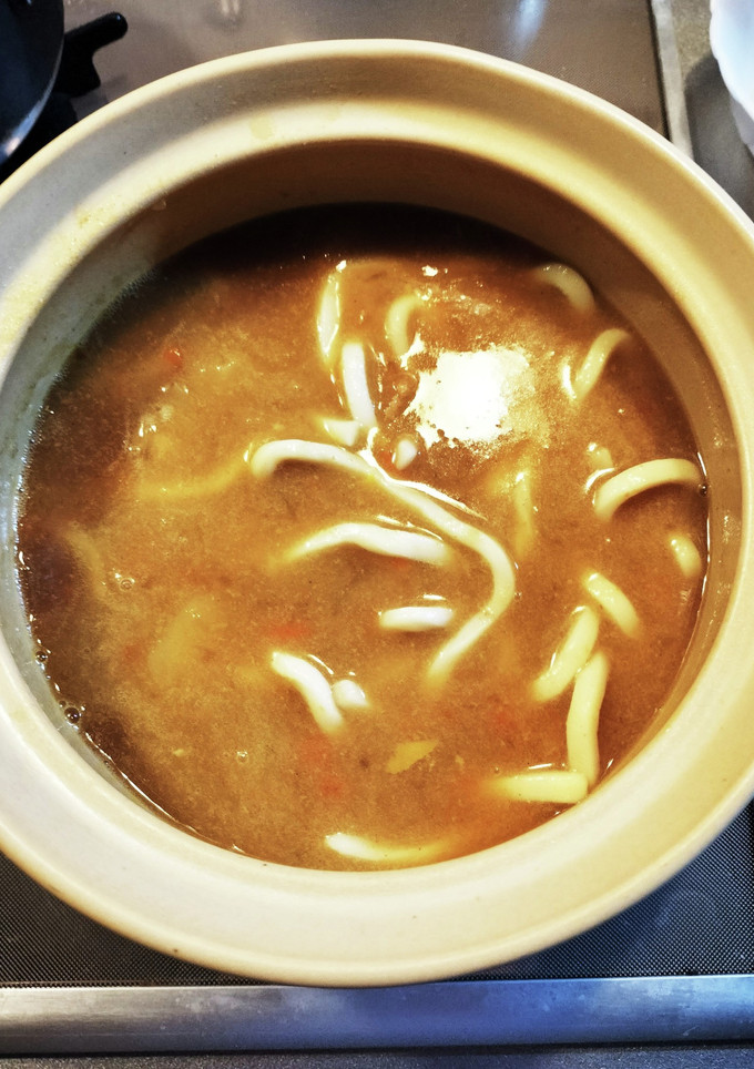 ☆土鍋で煮込む和風カレーうどん-レシピのメイン写真