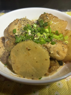洋風ブリ大根(クリーム味)-レシピのメイン写真