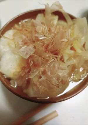 餅入り味噌汁-レシピのメイン写真