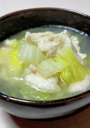 鶏むね肉の大根おろし春雨スープ-レシピのメイン写真