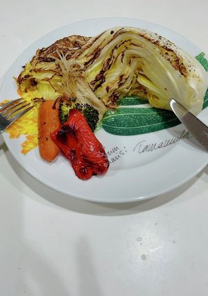 白菜ステーキ★オープンで簡単-レシピのメイン写真