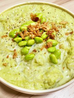 しらたきの枝豆スープパスタ風-レシピのメイン写真