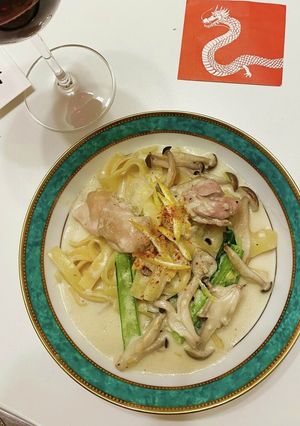 豆乳柚子クリームパスタ-レシピのメイン写真