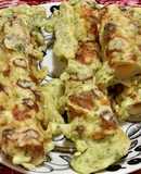 チェダーチーズ入りちくわの磯辺揚げ