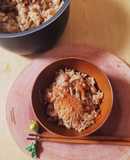 節分豆リメイク☆簡単大豆入り炊き込みご飯