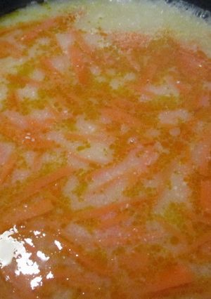 あったまる～♪人参と生姜の味噌汁☆-レシピのメイン写真