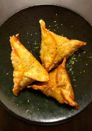 【パリパリ食感！】餃子の皮で簡単サモサ風-レシピのメイン写真