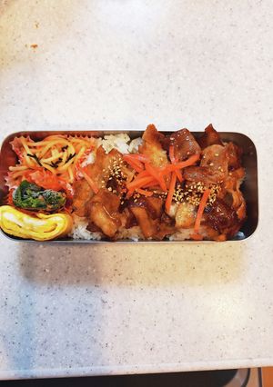 高校生弁当覚え書き265豚丼-レシピのメイン写真
