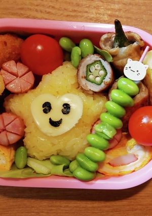 簡単キャラ弁！ウィッシュ☆スター-レシピのメイン写真