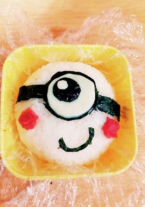 簡単ミニオンおにぎり-レシピのメイン写真