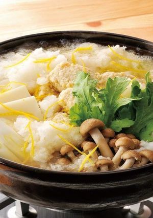 あっさり鶏つくねの雪見鍋-レシピのメイン写真