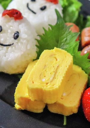 卵１個でキレイな卵焼きを作る方法-レシピのメイン写真