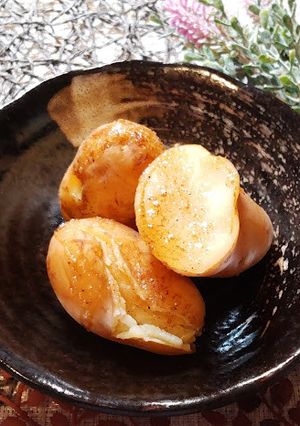 旨だしタレで食べる圧力ふかしいも-レシピのメイン写真