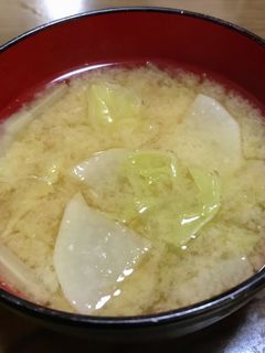 白菜と大根の味噌汁-レシピのメイン写真