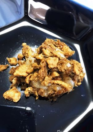 ふすべ餅？風〜鶏肉とごぼうで食べるお餅〜-レシピのメイン写真