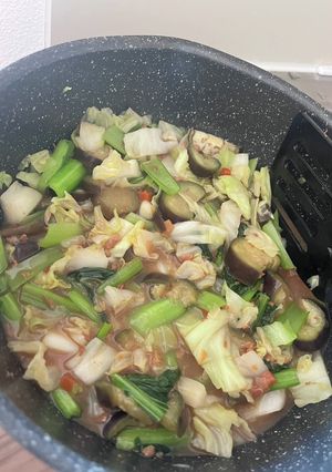 油を使わないひき肉の味噌炒め-レシピのメイン写真