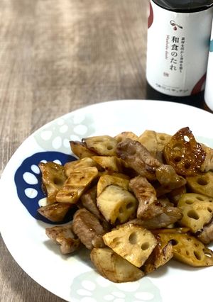 豚れんこん-レシピのメイン写真